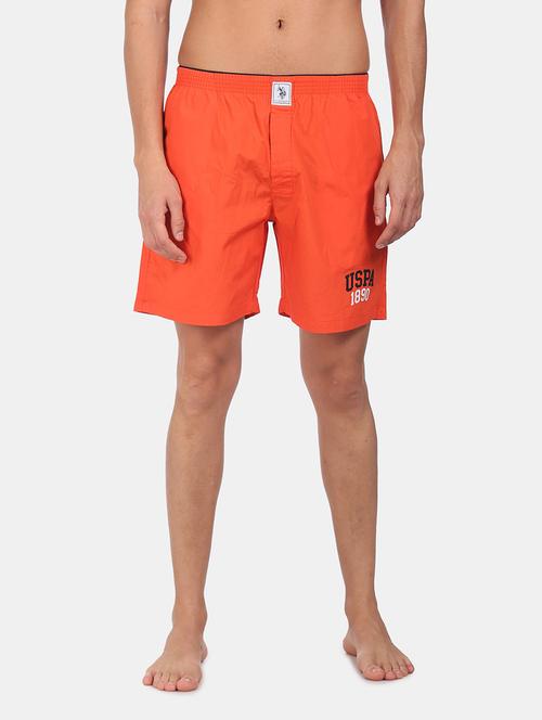 orange printed boxer - 17726208 - Very Small Image - 1