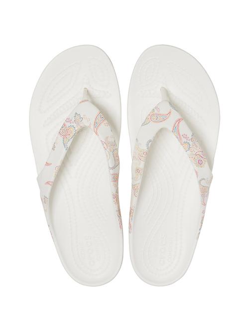 white toe separator flip flop - 17726893 - Very Small Image - 1