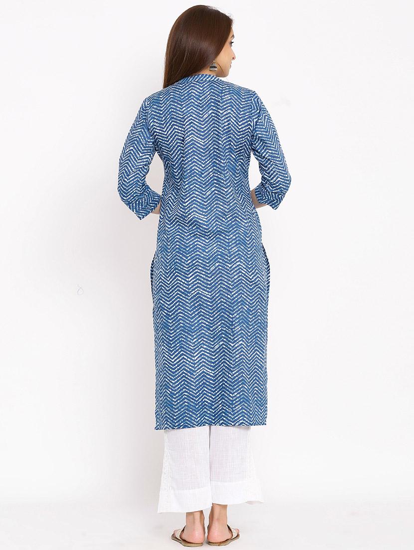 women's straight kurta - 17727234 - Standard Image - 2