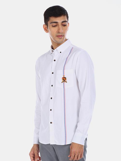 white striped casual shirt - 17728488 - Very Small Image - 1