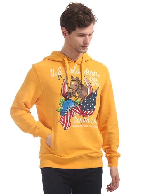 yellow front print sweatshirt  - 17728906 - Very Small Image - 1