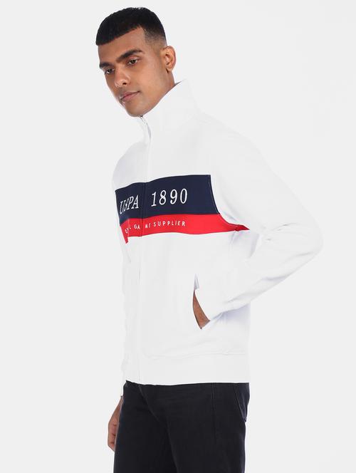 white cut & sew  sweatshirt - 17729038 - Very Small Image - 1