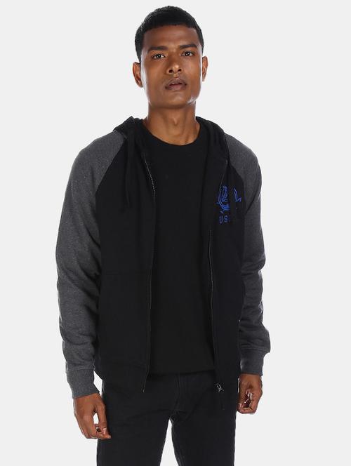 black solid raglan sweatshirt - 17729051 - Very Small Image - 1