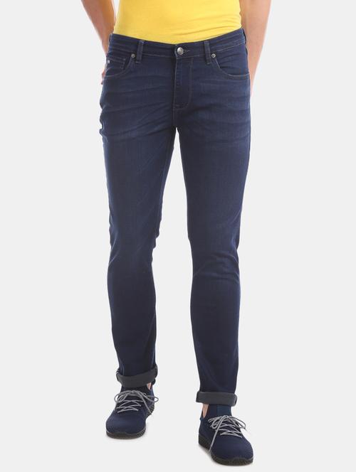 blue light washed denim jean - 17731653 - Very Small Image - 1