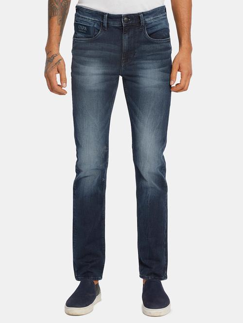 blue light washed denim jeans - 17731690 - Very Small Image - 1