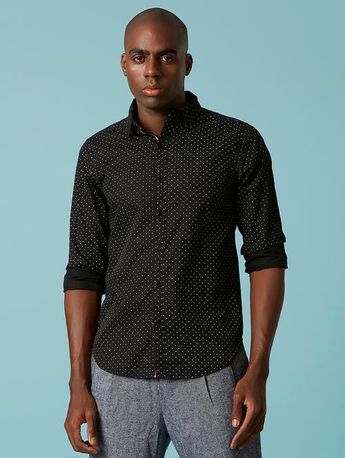 black printed casual shirt - 17732243 - Very Small Image - 1