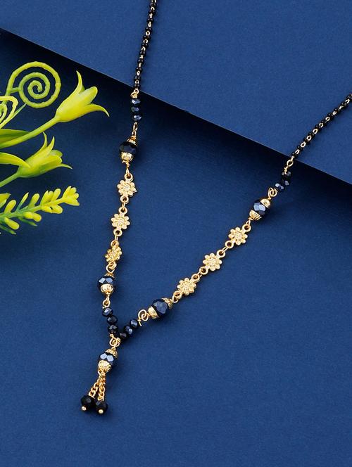 gold beads mangalsutra - 17733063 - Very Small Image - 1