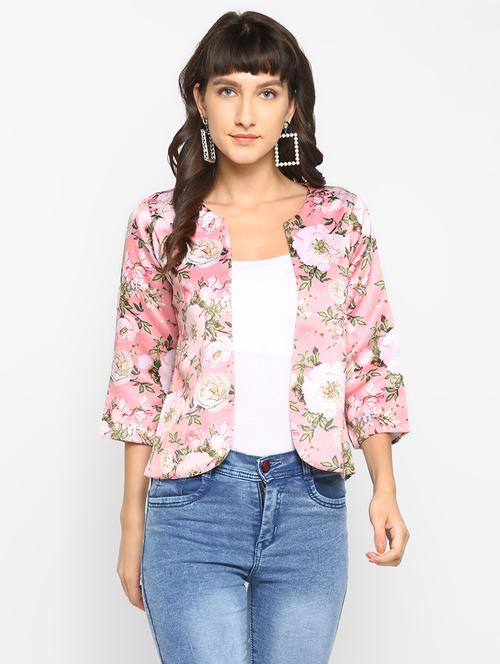pink viscose jacket - 17733710 - Very Small Image - 1