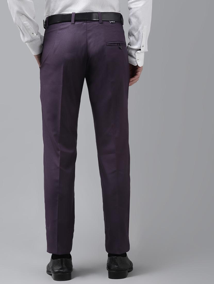 black solid flat front formal trouser - 17733811 - Standard Image - 2