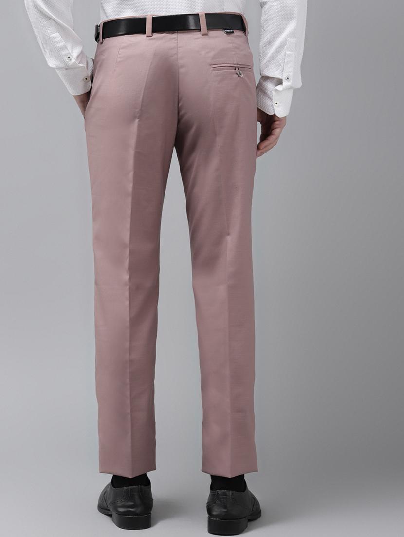 rosewater solid flat front formal trouser - 17733819 - Zoom Image - 2