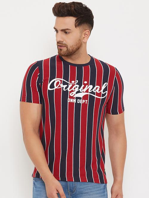 multi colored chest print t-shirt - 17734354 - Very Small Image - 1