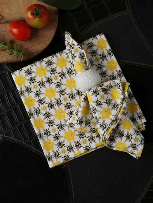 bee design design placemats set of 2 and table napkin set of 2 (total 4 pcs) - 17735345 - Very Small Image - 1