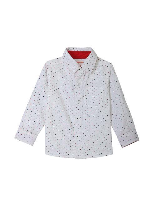 white printed  shirt - 17735424 - Very Small Image - 1