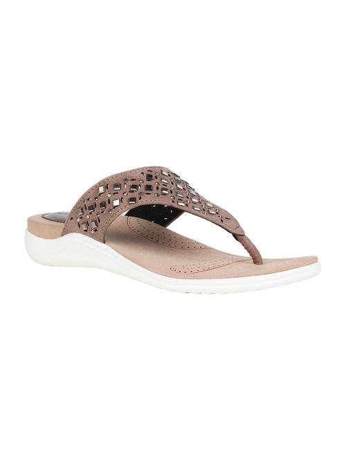 brown t-strap sandals - 17735800 - Very Small Image - 1