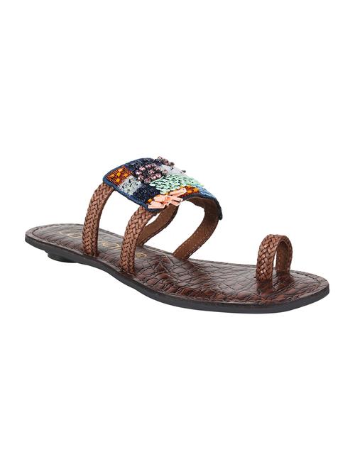 brown toe separator sandals  - 17735821 - Very Small Image - 1