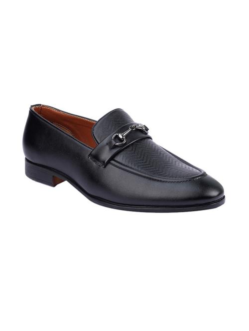 black patent leather handicraft loafers - 17737444 - Very Small Image - 1