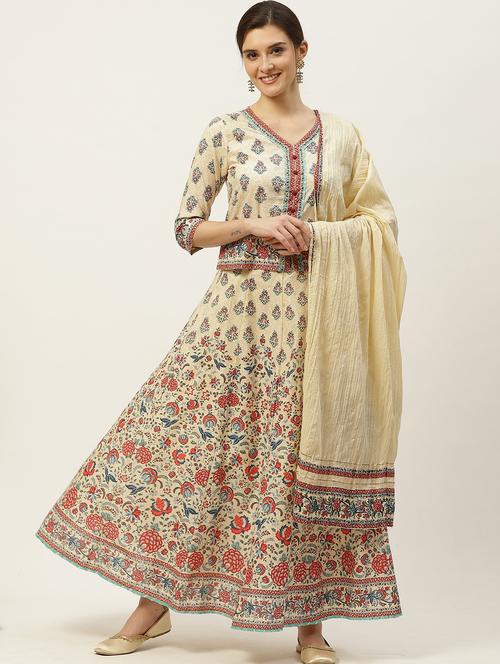 floral flared lehenga - 17739091 - Very Small Image - 1