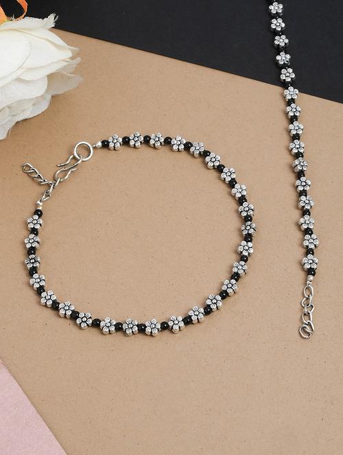 black brass anklets and payal - 17739195 - Very Small Image - 1