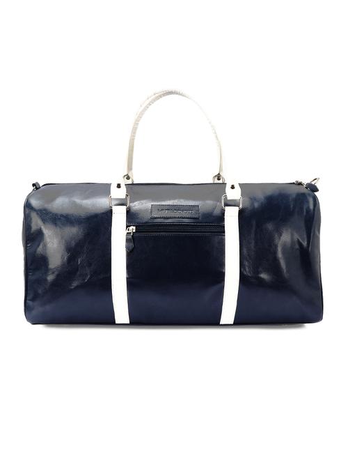 blue leather dufflebag - 17739199 - Very Small Image - 1