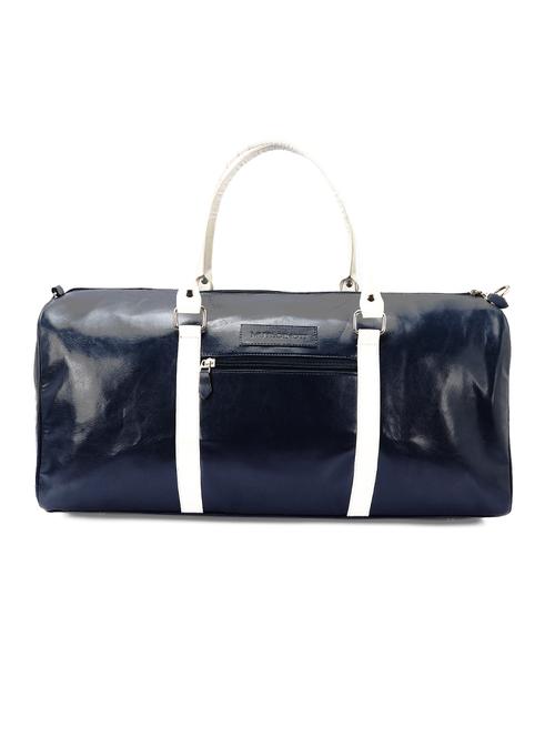 blue leather dufflebag - 17739208 - Very Small Image - 1