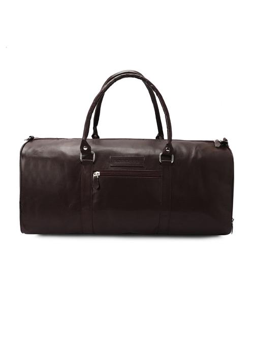 brown leather dufflebag - 17739214 - Very Small Image - 1
