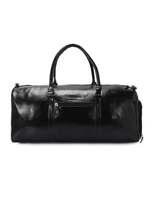 black leather dufflebag - 17739215 - Very Small Image - 1
