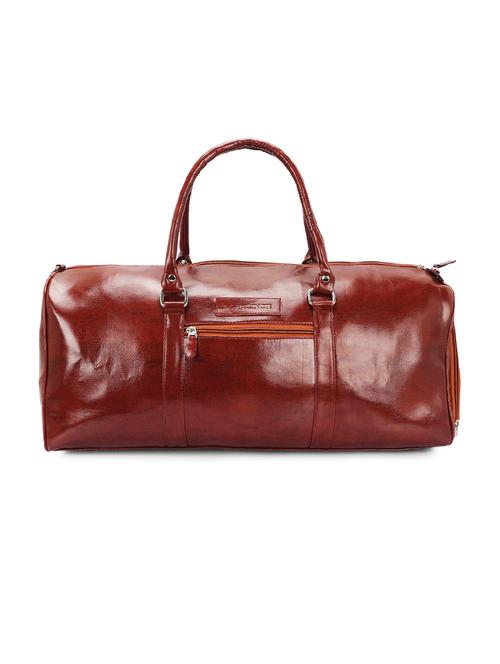 brown leather dufflebag - 17739216 - Very Small Image - 1