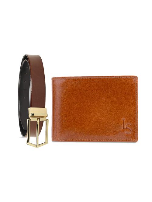 beige leather gift combo - 17743650 - Very Small Image - 1