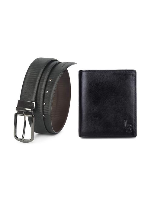 black leather gift combo - 17743662 - Very Small Image - 1
