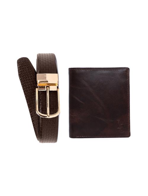 brown leather gift combo - 17743665 - Very Small Image - 1