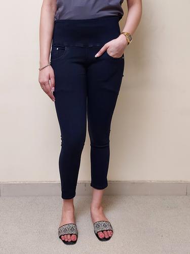 navy blue solid casual women jegging  - 17746246 - Very Small Image - 1