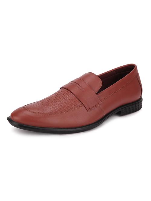 tan leather slip on ons - 17749482 - Very Small Image - 1