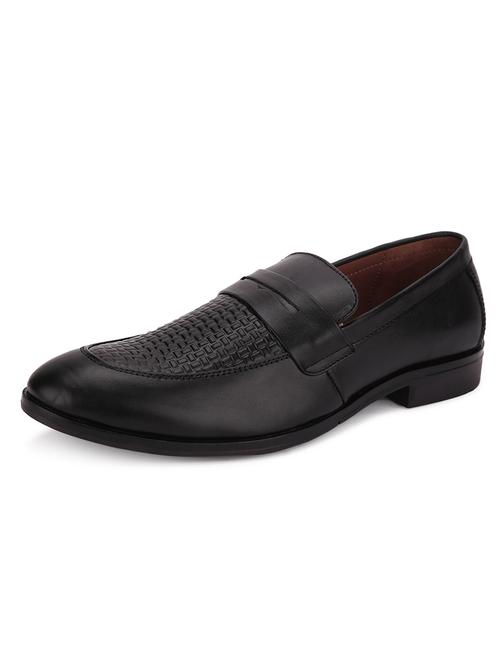 black leather slip on ons - 17749483 - Very Small Image - 1