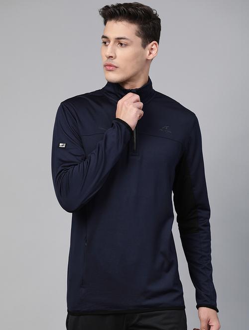 navy blue solid sweatshirt - 17749708 - Very Small Image - 1