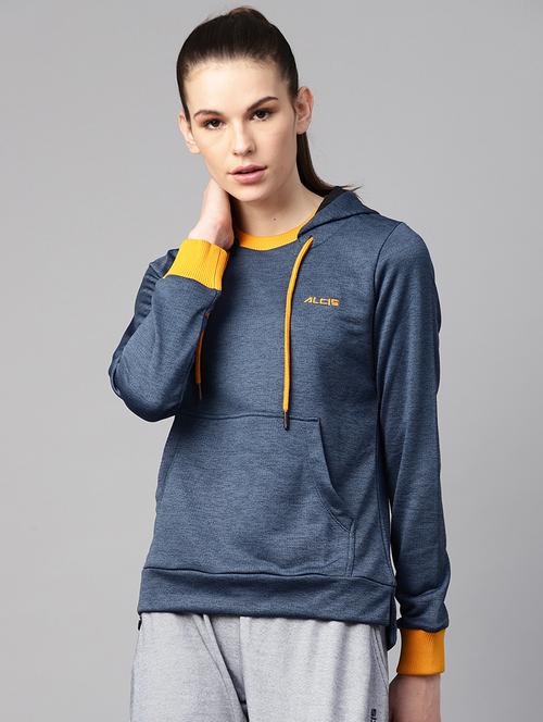 hooded neck solid sweatshirt  - 17749860 - Very Small Image - 1