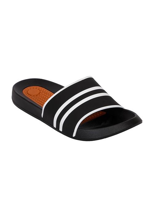 black slip on flip flops - 17750785 - Very Small Image - 1