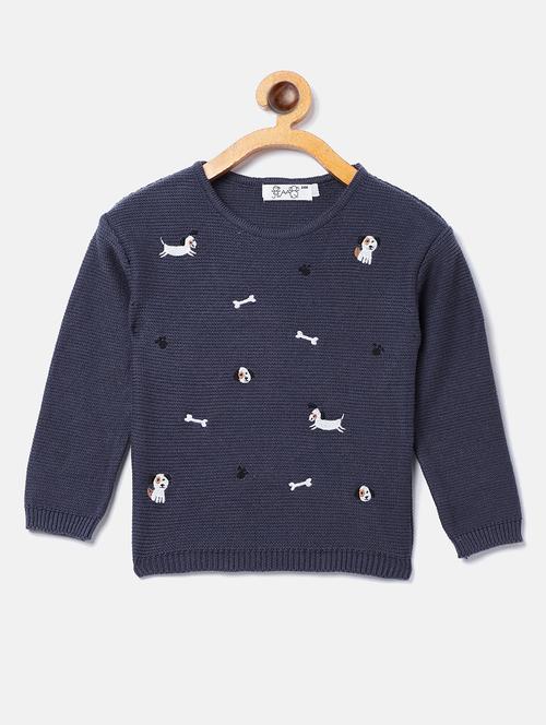 blue wool sweater - 17752128 - Very Small Image - 1