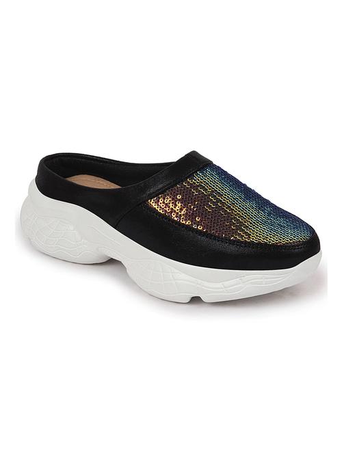 black pu casual shoes - 17753668 - Very Small Image - 1