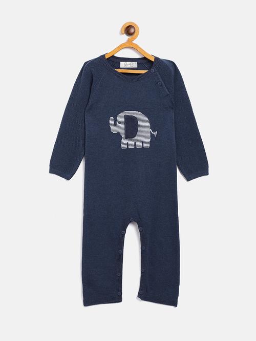 navy blue printed onesies  - 17754848 - Very Small Image - 1