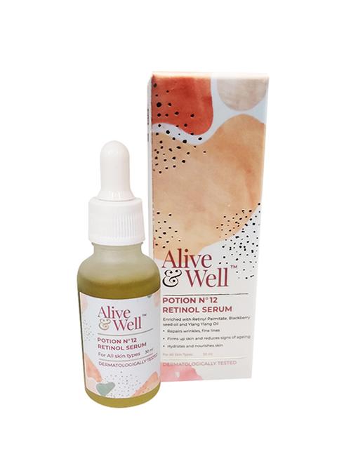 alive & well retinol face serum for men & women - 17754890 - Very Small Image - 1