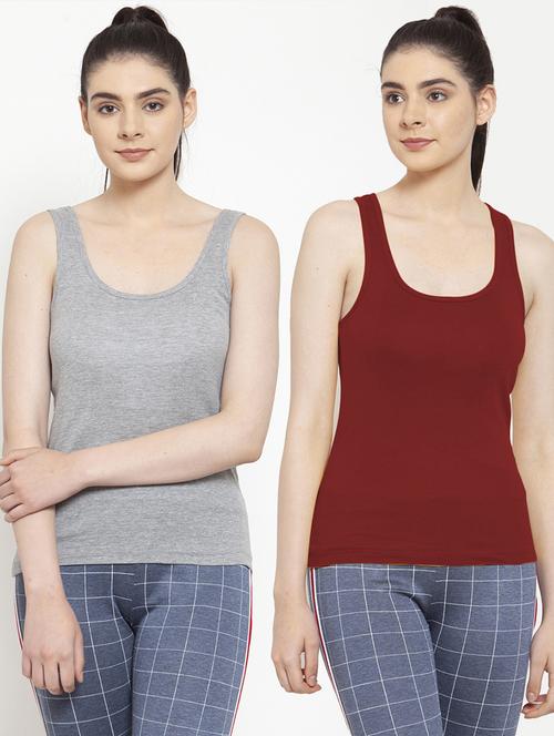 pack of 2 solid camisole - 17755917 - Very Small Image - 1