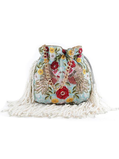 blue cotton regular potli - 17757480 - Very Small Image - 1