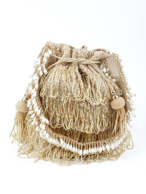 gold cotton regular potli - 17758203 - Very Small Image - 1