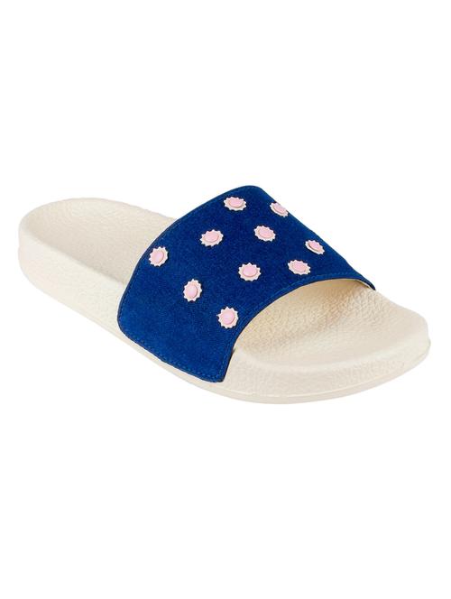 blue slides flip flop - 17758687 - Very Small Image - 1