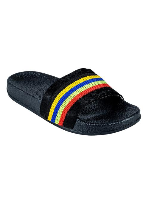 black slides flip flop - 17758693 - Very Small Image - 1