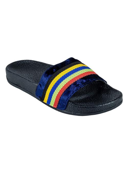 blue slides flip flop - 17758694 - Very Small Image - 1