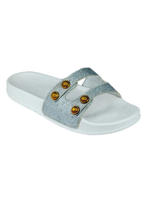 silver slides flip flop - 17758708 - Very Small Image - 1