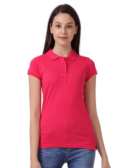 polo neck solid tee  - 17759104 - Very Small Image - 1