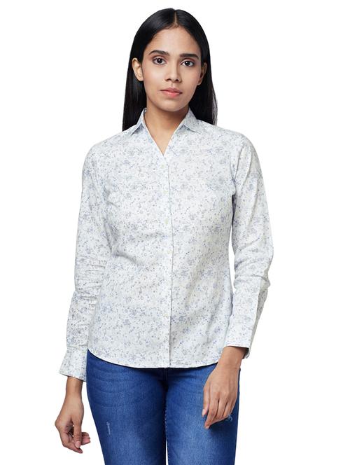 long sleeved floral shirt  - 17759166 - Very Small Image - 1