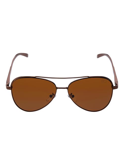 e2o unisex brown round sunglasses with uv protected lens - 17760329 - Very Small Image - 1